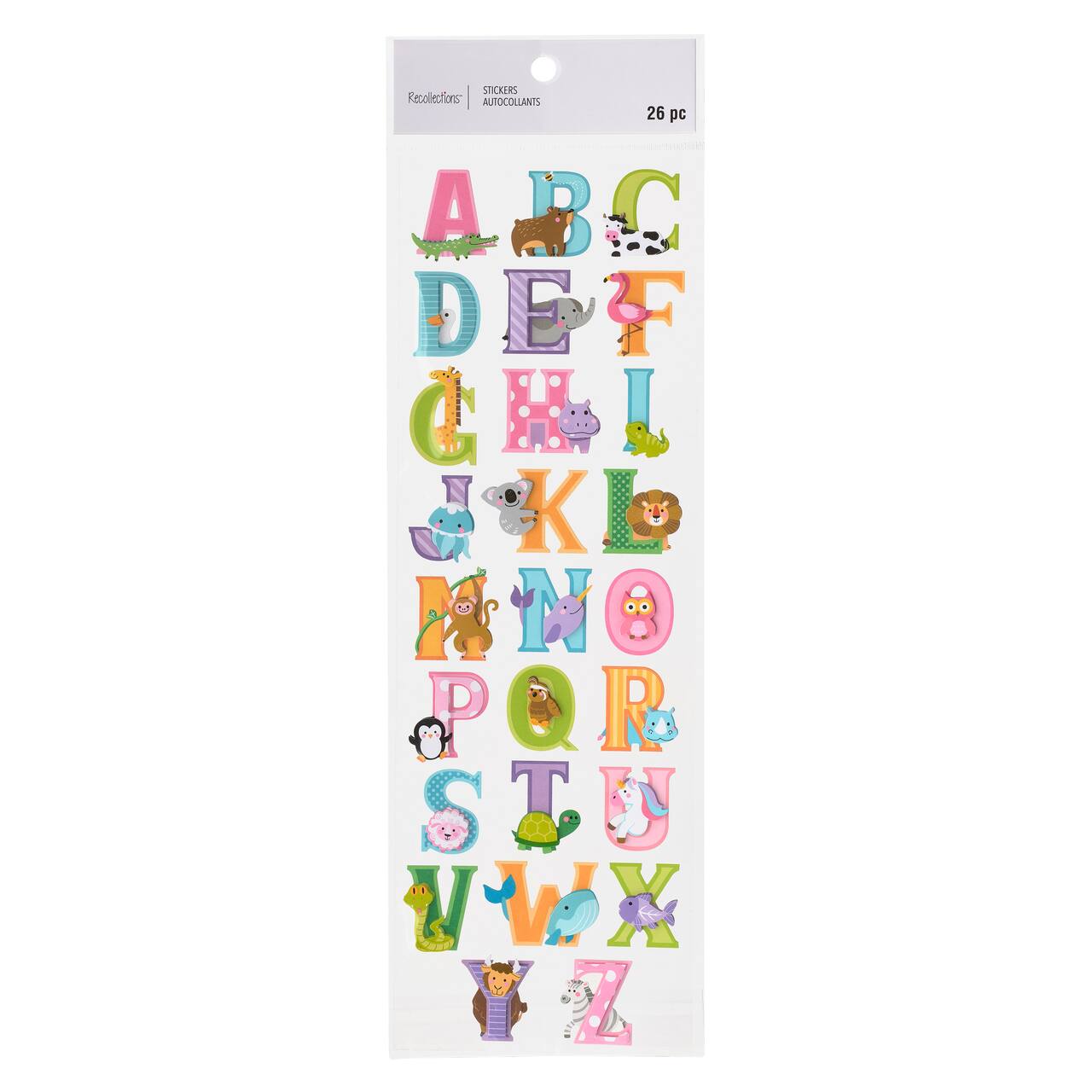 12 Pack: Kids Alphabet Stickers by Recollections™